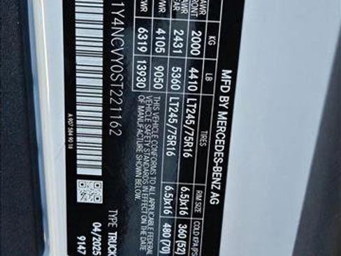 New 2025 Mercedes-Benz Sprinter 2500 image 16