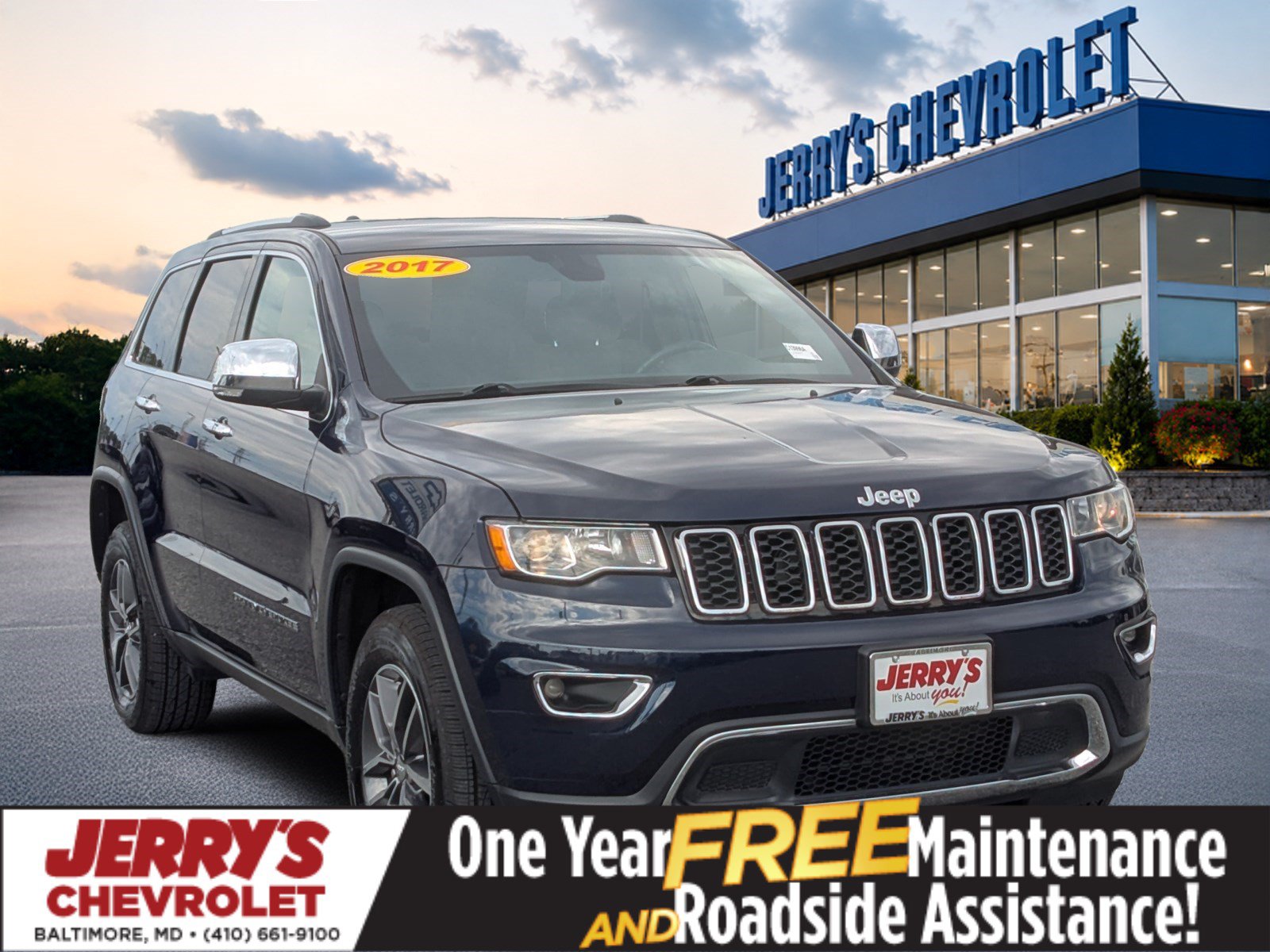 Used 2017 Jeep Grand Cherokee Limited AWD/4WD image 1