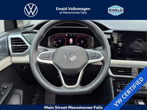 Certified 2025 Volkswagen Taos SEL w/ Black Wheel Plus Package AWD/4WD image 11