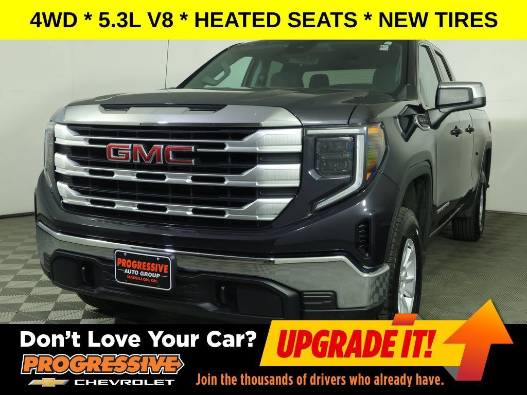 Used 2023 GMC Sierra 1500 SLE w/ Snow Plow Prep Package AWD/4WD image 1