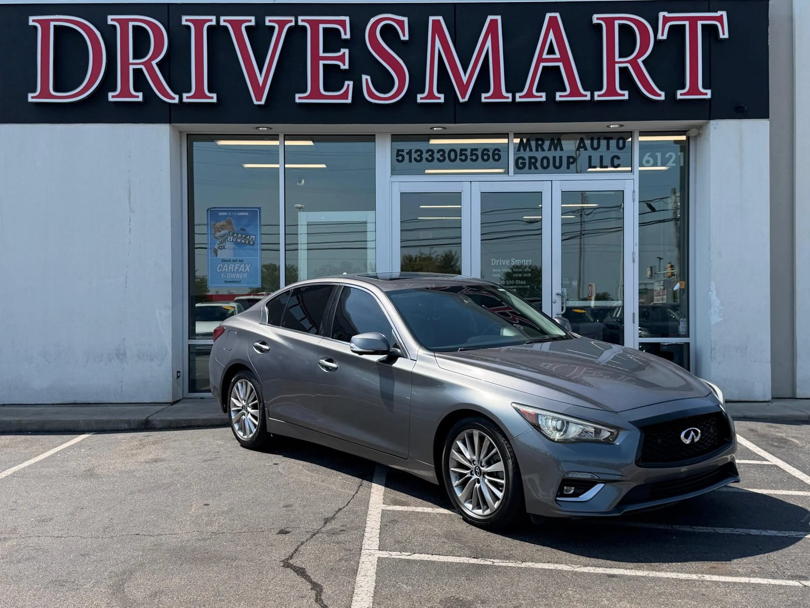 Used 2021 INFINITI Q50 Luxe RWD image 3
