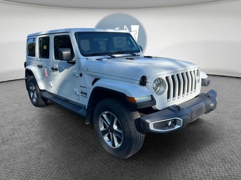 Used 2021 Jeep Wrangler Unlimited Sahara w/ LED Lighting Group AWD/4WD image 1