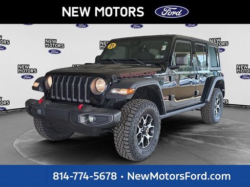 Used 2021 Jeep Wrangler Unlimited Rubicon AWD/4WD image 1