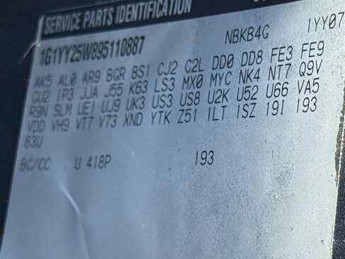 Used 2009 Chevrolet Corvette Coupe w/ Z51 Performance Package image 47