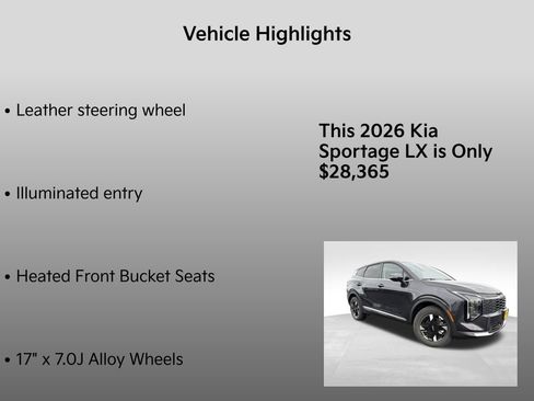 New 2026 Kia Sportage LX w/ LX Convenience Package image 15