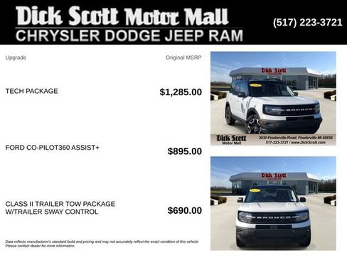 Used 2022 Ford Bronco Sport Outer Banks w/ Tech Package AWD/4WD image 5