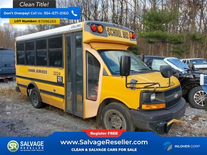 Used 2012 Chevrolet Express 3500 w/ School Bus Package