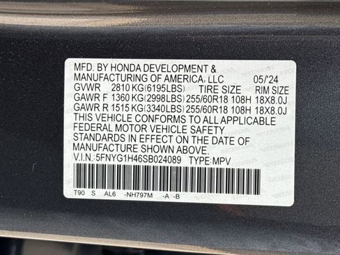 Certified 2025 Honda Pilot EX-L image 29