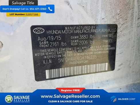 Used 2016 Hyundai Elantra Value Edition FWD image 16