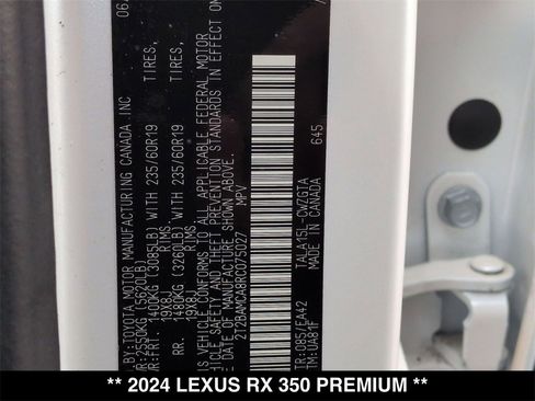 Used 2024 Lexus RX 350 Premium w/ Convenience Package image 31