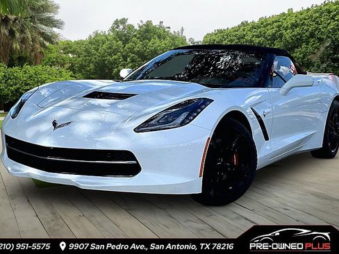 Used 2016 Chevrolet Corvette Stingray Convertible w/ 3LT Preferred Equipment Group RWD image 1