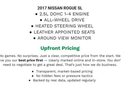 Used 2017 Nissan Rogue SL w/ SL Premium Package