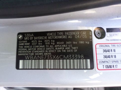 Used 2006 BMW 530i Sedan image 34