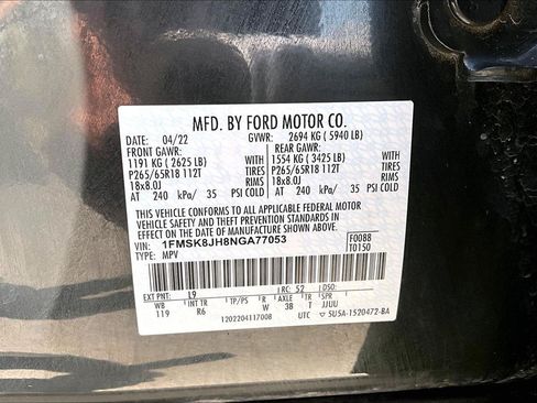 Used 2022 Ford Explorer Timberline AWD/4WD image 20
