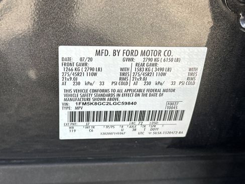 Used 2020 Ford Explorer ST w/ ST Street Pack AWD/4WD image 30