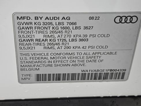 Used 2023 Audi e-tron Chronos w/ Chronos Package image 72