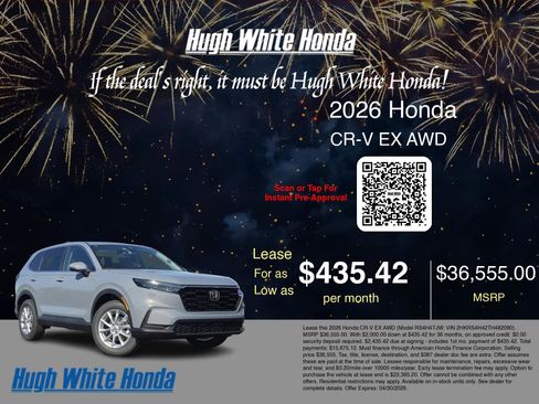 New 2026 Honda CR-V EX image 3