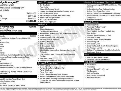 New 2026 Dodge Durango GT w/ Blacktop Package image 4