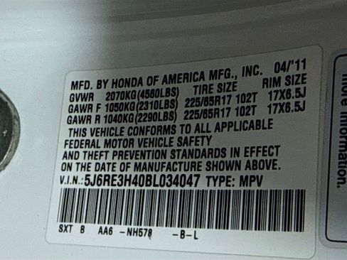 Used 2011 Honda CR-V SE image 30