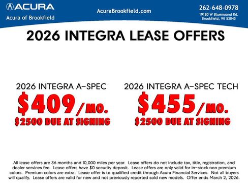 New 2026 Acura Integra A-Spec image 16