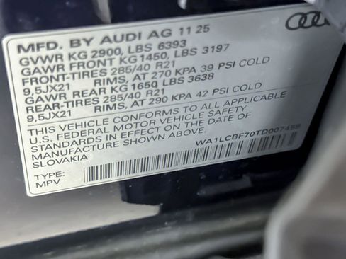 New 2026 Audi Q7 2.0T Premium Plus image 28