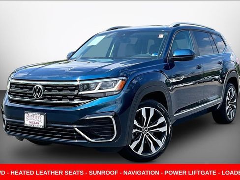 Used 2021 Volkswagen Atlas SEL R-Line AWD/4WD image 3