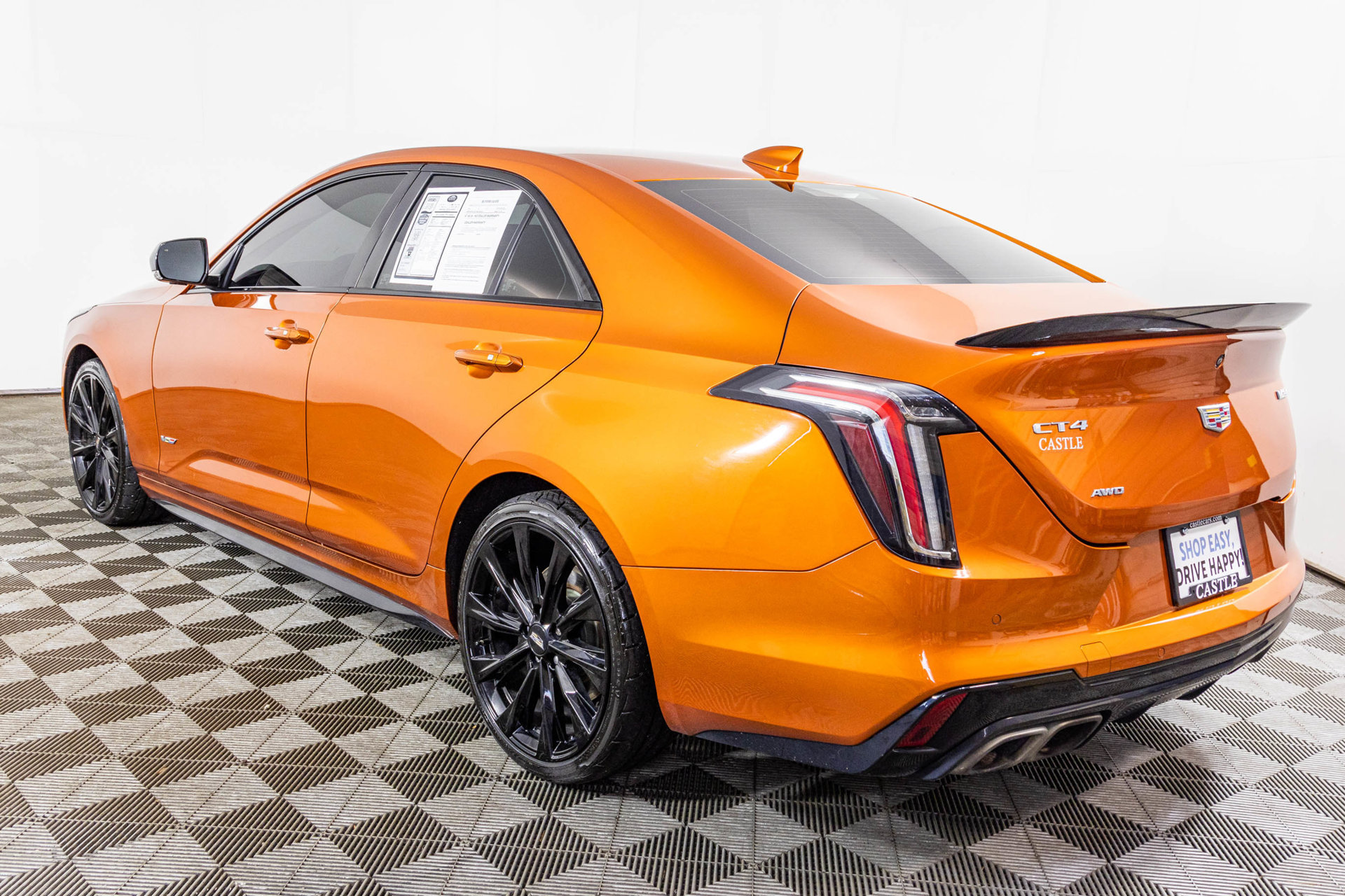 Used 2022 Cadillac CT4 V w/ LPO, ONYX Package AWD/4WD image 21