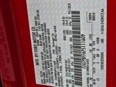 New 2023 Ford Mustang GT Premium w/ GT Performance Package image 16