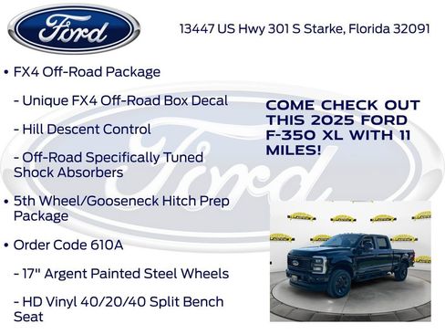 New 2025 Ford F350 XL w/ STX Appearance Package image 20