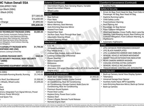 Used 2023 GMC Yukon Denali w/ Advanced Technology Package image 1