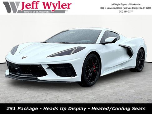 Used 2023 Chevrolet Corvette Stingray Preferred Cpe w/ Z51 Performance Package RWD image 1