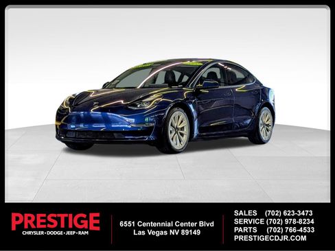 Used 2021 Tesla Model 3 Long Range AWD/4WD image 1