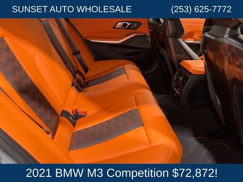 Used 2021 BMW M3 Competition RWD image 24