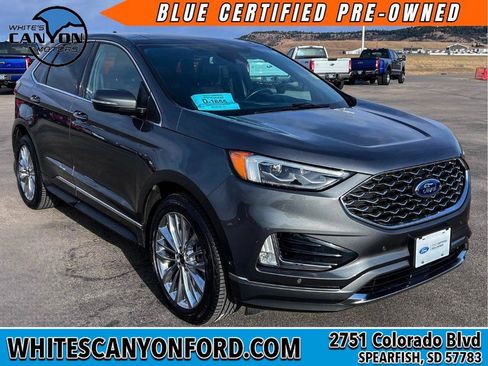 Certified 2021 Ford Edge Titanium w/ Equipment Group 301A image 12