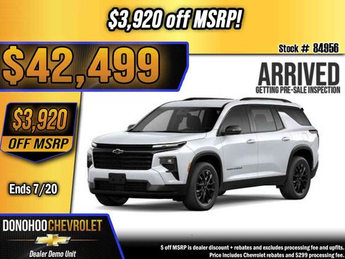 New 2026 Chevrolet Traverse LT w/ Midnight/Sport Edition FWD image 1