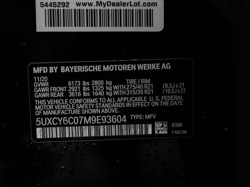 Used 2021 BMW X6 xDrive40i w/ M Sport Package image 15