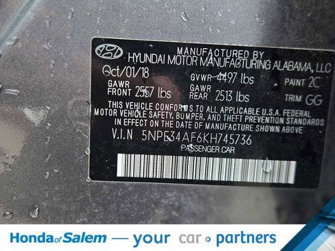 Used 2019 Hyundai Sonata SEL w/ Cargo Package image 21