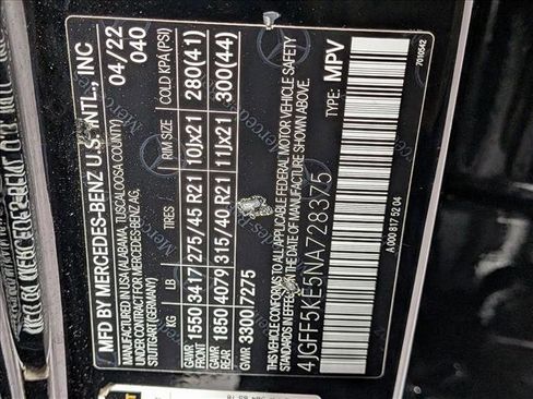 Certified 2022 Mercedes-Benz GLS 450 GLS 450 image 25