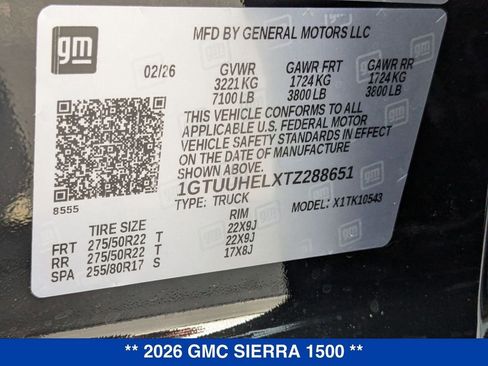 New 2026 GMC Sierra 1500 Denali Ultimate image 40