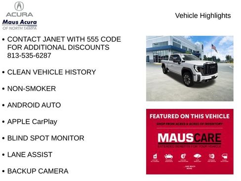 Used 2024 GMC Sierra 2500 Denali Ultimate w/ Snow Plow Prep/Camper Package AWD/4WD image 8