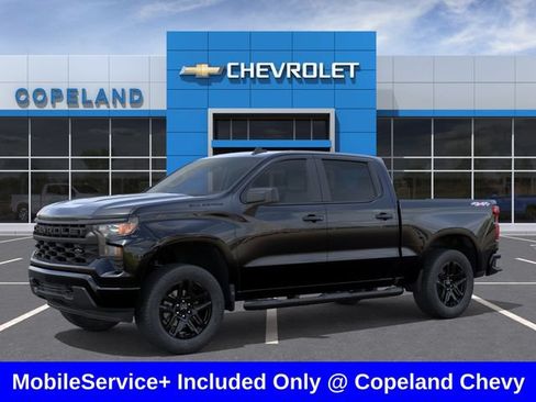 New 2026 Chevrolet Silverado 1500 Custom w/ Turbomax Blackout Package AWD/4WD image 2