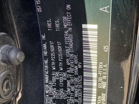 Used 2015 Toyota Sienna L image 34