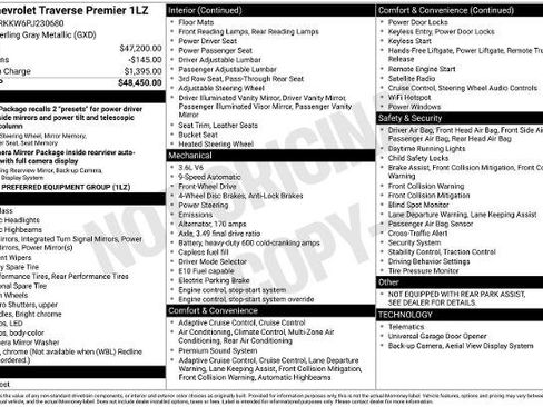 Used 2023 Chevrolet Traverse Premier FWD image 15