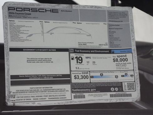 New 2026 Porsche Cayenne Coupe AWD/4WD image 25