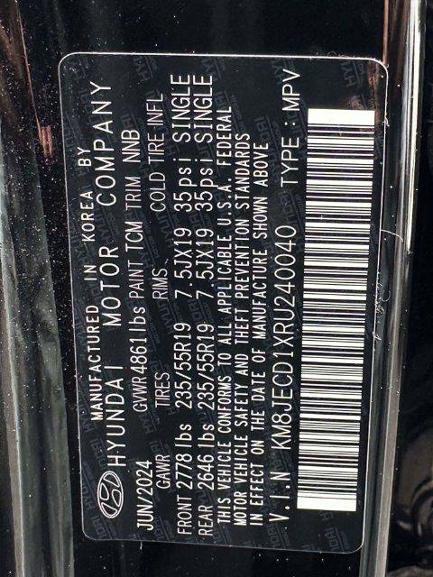 Certified 2024 Hyundai Tucson Limited AWD/4WD image 37