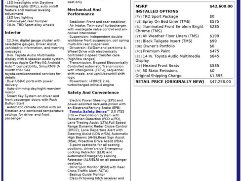 Used 2025 Toyota Tacoma TRD Sport image 54