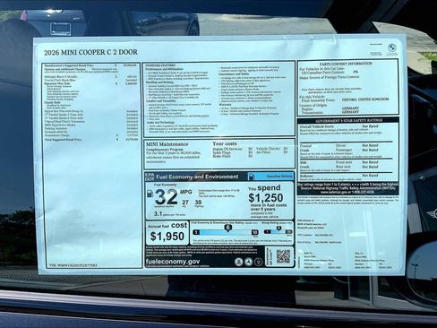 New 2026 MINI Cooper 2-Door Hardtop image 22