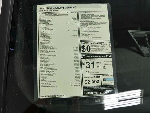 Used 2026 BMW 430i Coupe w/ M Sport Package image 16