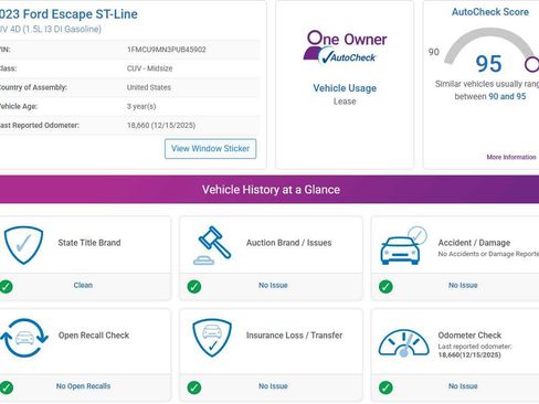 Used 2023 Ford Escape ST-Line w/ Tech Pack #1 image 4