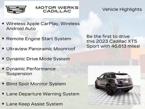 Certified 2023 Cadillac XT5 Sportv AWD/4WD image 15